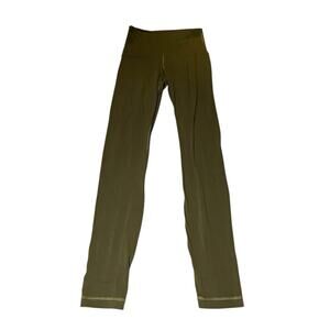 Lululemon Align High-Rise Pant II 25" Sz 2 Gray Sage Soft Stretch Gym‎ Active